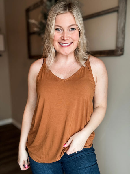 Meesa Modal Cami Top - Camel