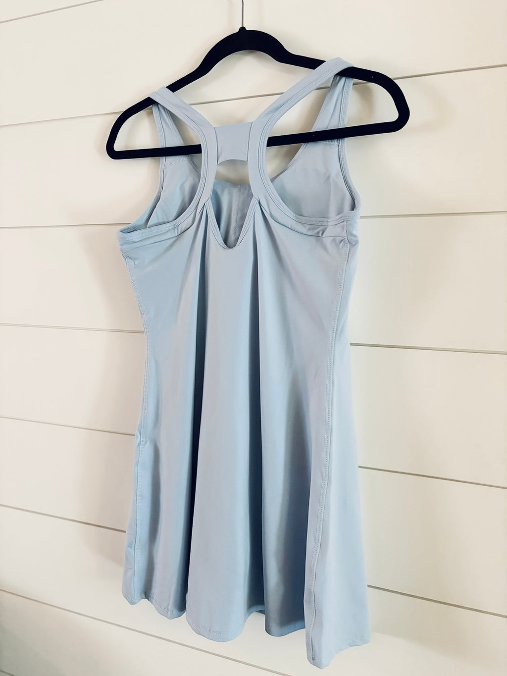 All Star Romper Dress - Pastel Blue - SIZE LARGE