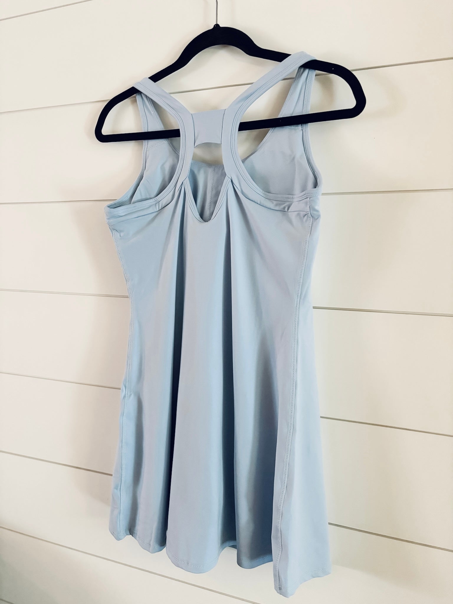 All Star Romper Dress - Pastel Blue - SIZE LARGE