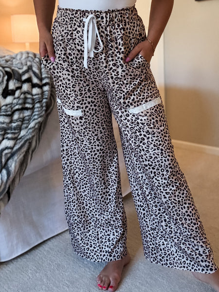 Wild At Heart Terry Knit Pants - SIZE MEDIUM