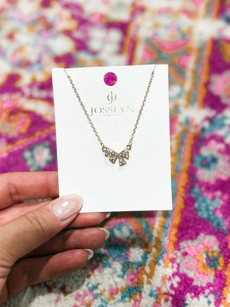 Amelie Bow Necklace