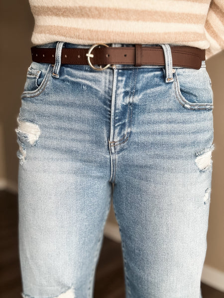 Mavis Cropped Barrel Jean