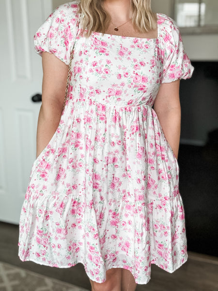 PREORDER Petal Promise Floral Ribbon Dress