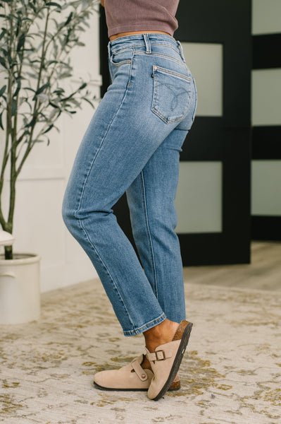 Amelia High Waist Ankle Straight - SIZE 20W