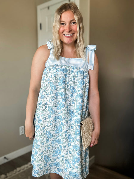 PREORDER Hydrangea Lane Floral Dress