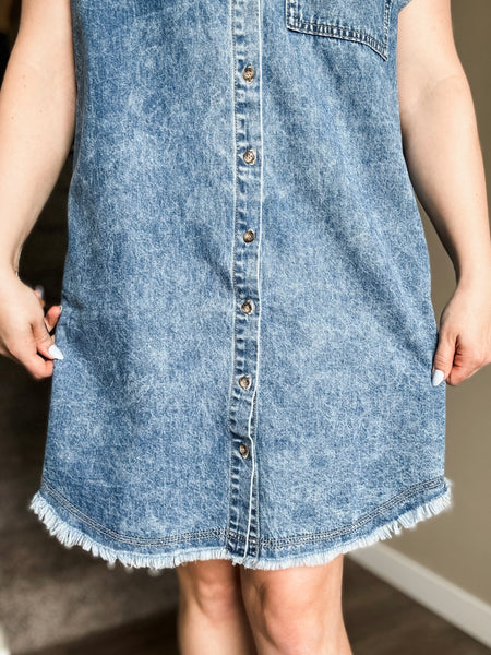Jolene Denim Shirt Dress