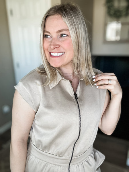 PREORDER Everlee Collared Jumpsuit