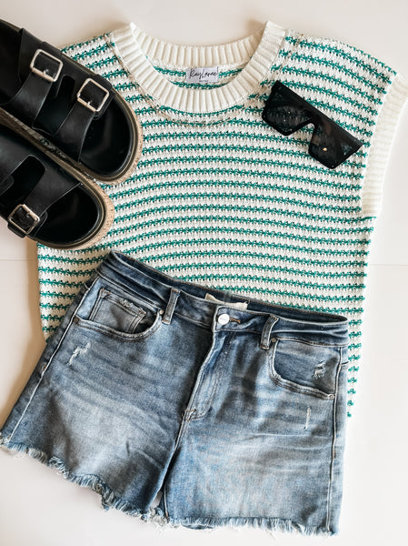 PREORDER Catalina Stripe Sweater Top