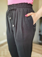 Work To Weekend Smocked Joggers - SIZE XL
