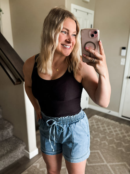 PREORDER Sinclair Smocked Waist Shorts