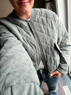 Vinny Corduroy Bomber Jacket