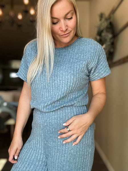 Tove Ribbed Jumpsuit - SIZE MEDIUM