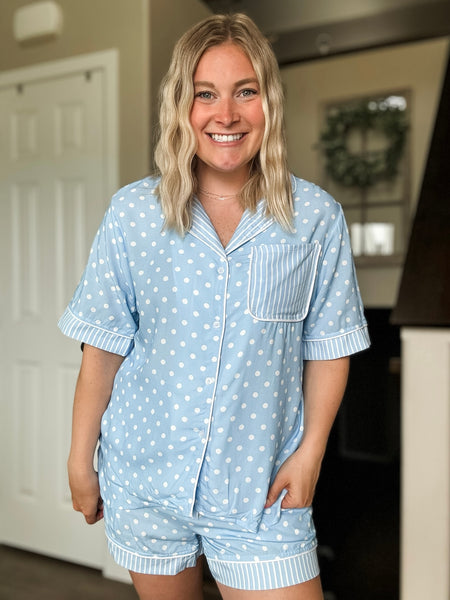 PREORDER Bedtime Beauty Polka Dot PJ Set