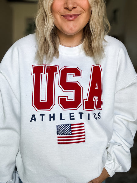 USA Athletics Embroidered Sweatshirt