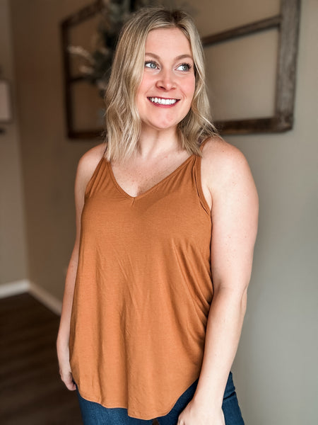 Meesa Modal Cami Top - Camel