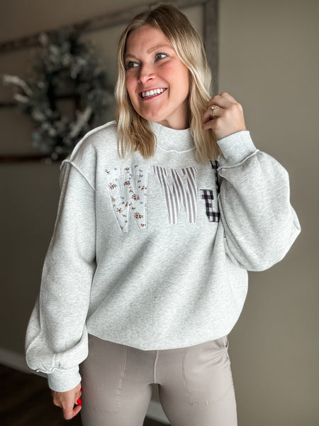 PREORDER WWJD Mock Neck Sweatshirt