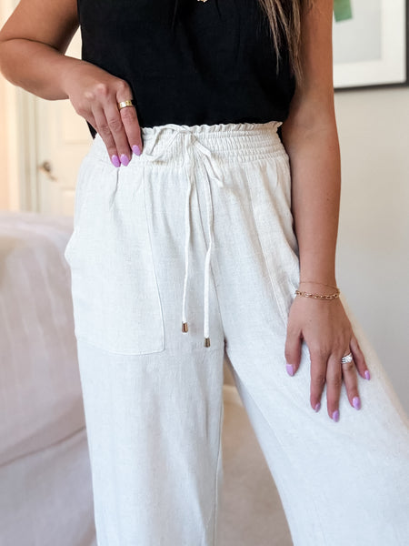 Beachcomber Linen Wide Leg Pants