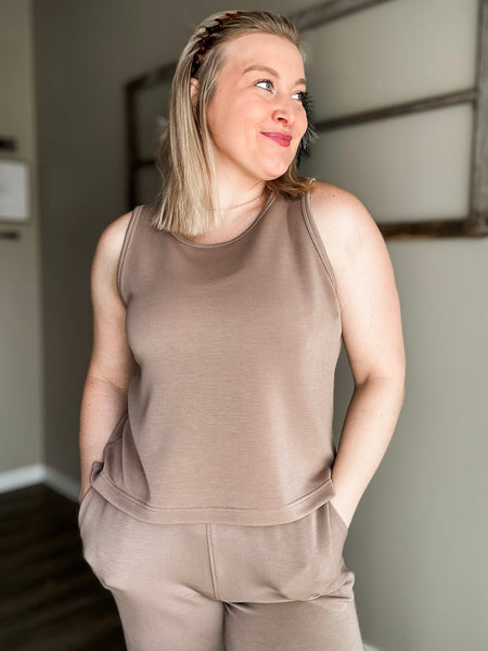 Laguna Cropped Pants - Taupe