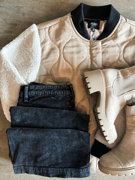 Aero Quilted Bomber Jacket