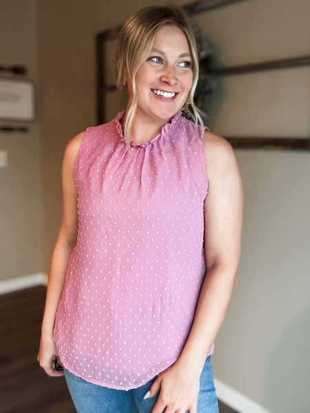 PREORDER Aubri Swiss Dot Tank