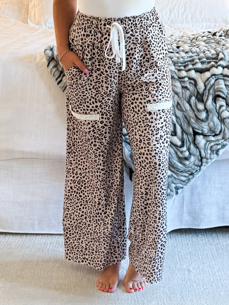 Wild At Heart Terry Knit Pants - SIZE MEDIUM