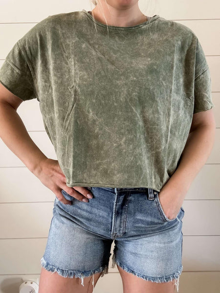 Denise Crop Top - Black