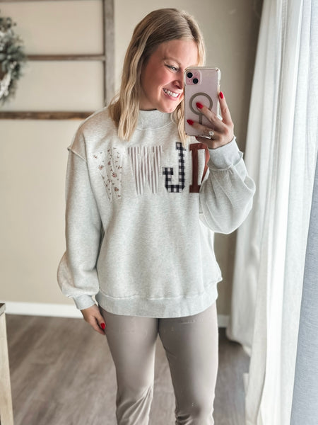 PREORDER WWJD Mock Neck Sweatshirt