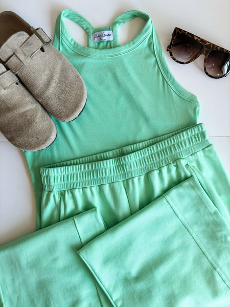 PREORDER Solenne Ribbed Tank & Pant Set