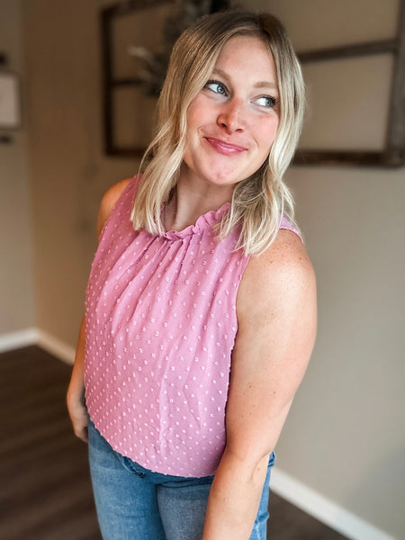 PREORDER Aubri Swiss Dot Tank