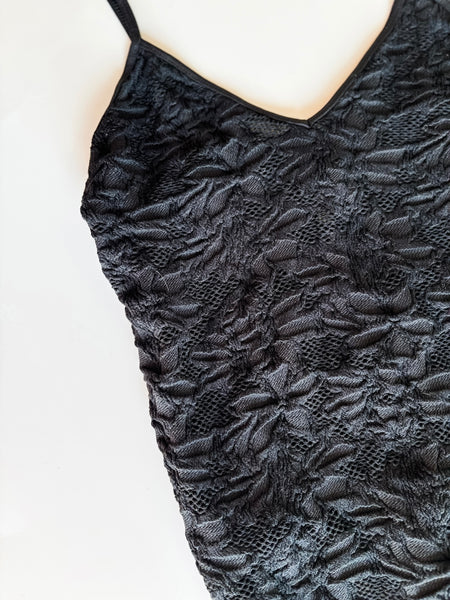Louie Lace Bodysuit - Black