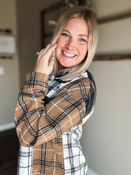 PREORDER Phoebe Mixed Plaid Shacket