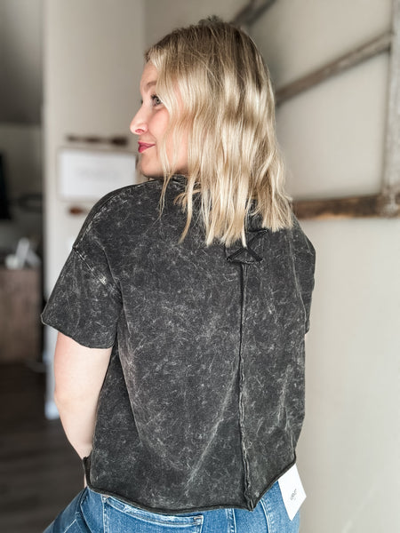 Denise Crop Top - Black