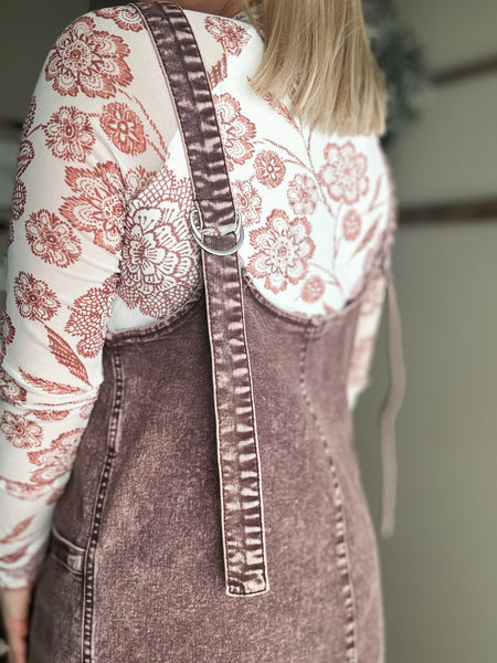 PREORDER Anya Denim Overall Dress