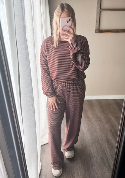 PREORDER Weekend Away Stripe Lounge Set