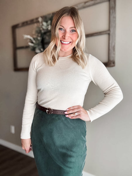 Bellarose Ribbed Knit Top