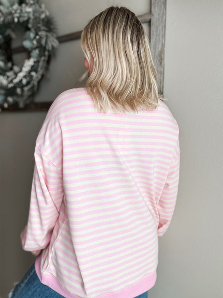 Lillia Striped Sweatshirt