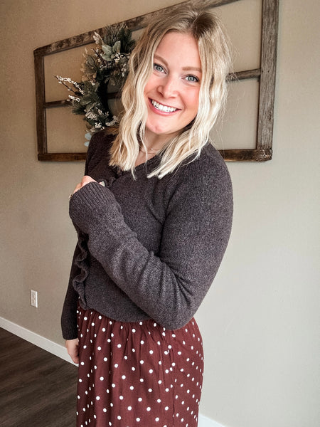 Riva Ruffle Cardigan