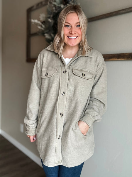 Keegan Washed Fleece Shacket
