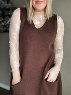 Wells Tunic Sweater Vest - SIZE MEDIUM