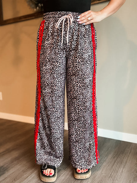 PREORDER Fierce Energy Stripe Leopard Pant