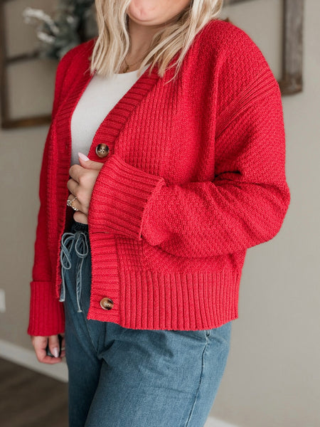 Lilibet Textured Knit Cardigan