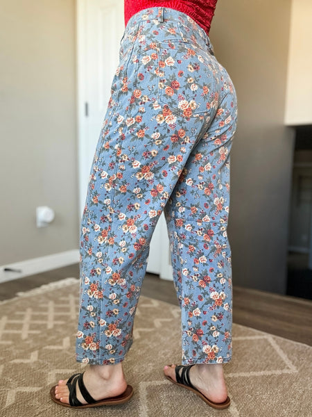 Painted Prairie Barrel Jeans