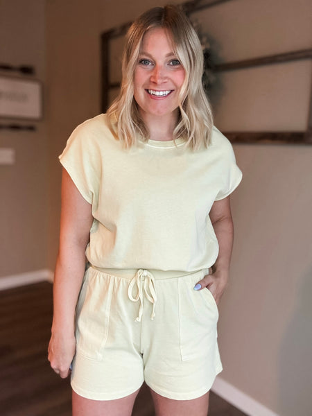 Jessla Two Piece Set - Banana Yellow