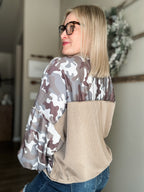 Ashlyn Camo Pullover