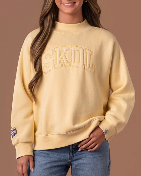PREORDER SKOL Varsity Mockneck Sweatshirt