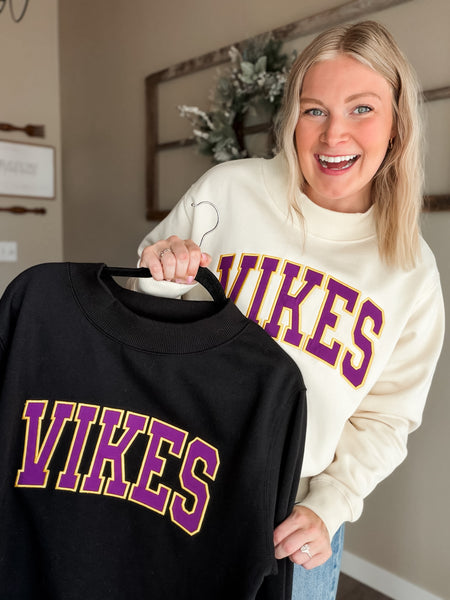 PREORDER Minnesota Retro Embroidered Mockneck