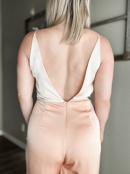 Ivy Satin Jumpsuit