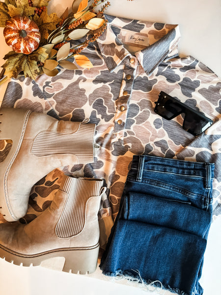 PREORDER Bram Camo Pullover