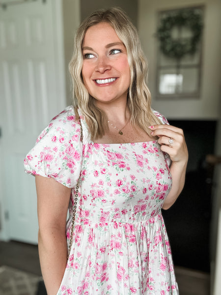 PREORDER Petal Promise Floral Ribbon Dress