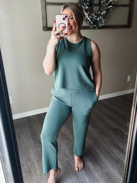 Laguna Cropped Pants - Green